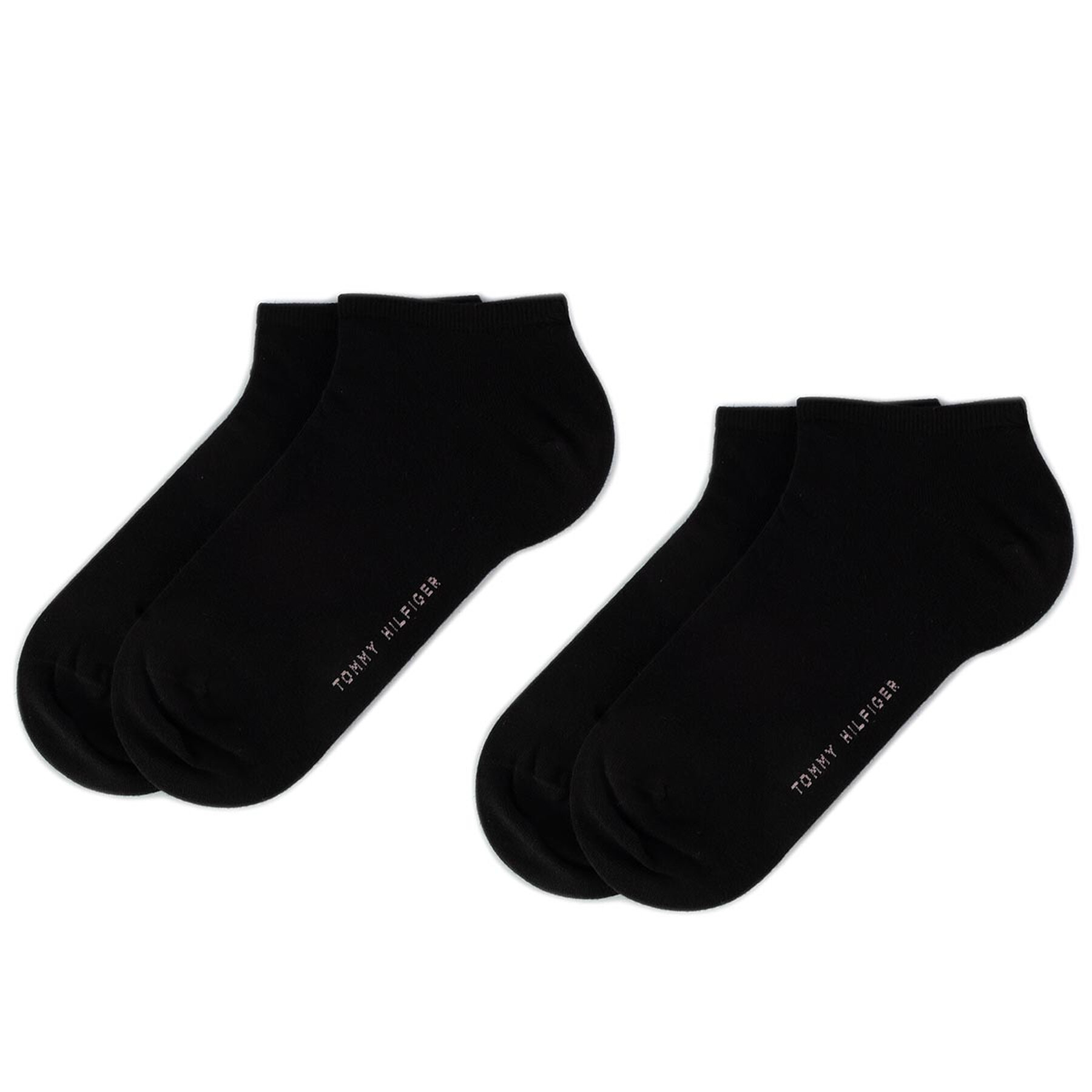 2er-Set niedrige Damensocken Tommy Hilfiger 343024001 Schwarz von Tommy Hilfiger