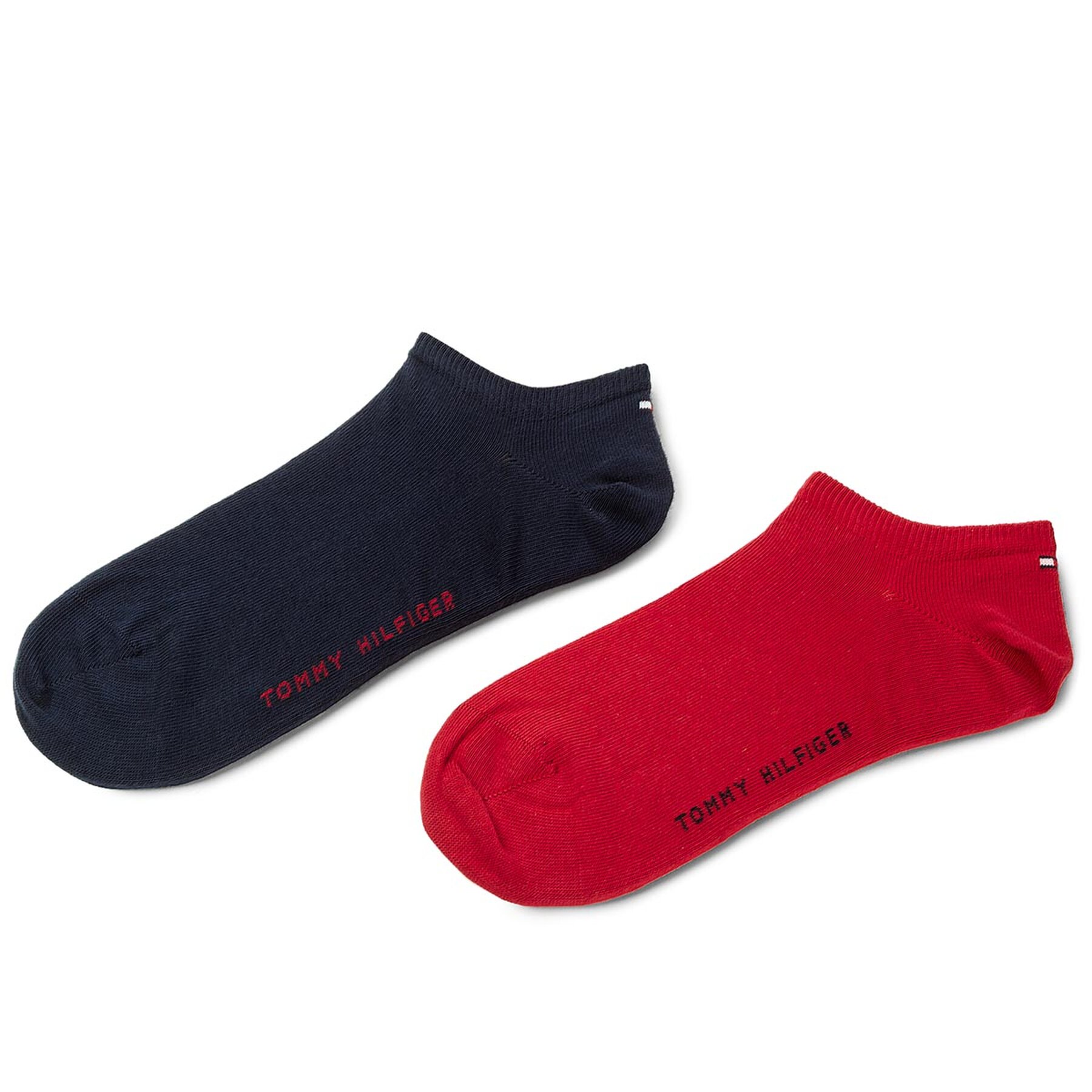 2er-Set niedrige Herrensocken Tommy Hilfiger 342023001 Dunkelblau von Tommy Hilfiger