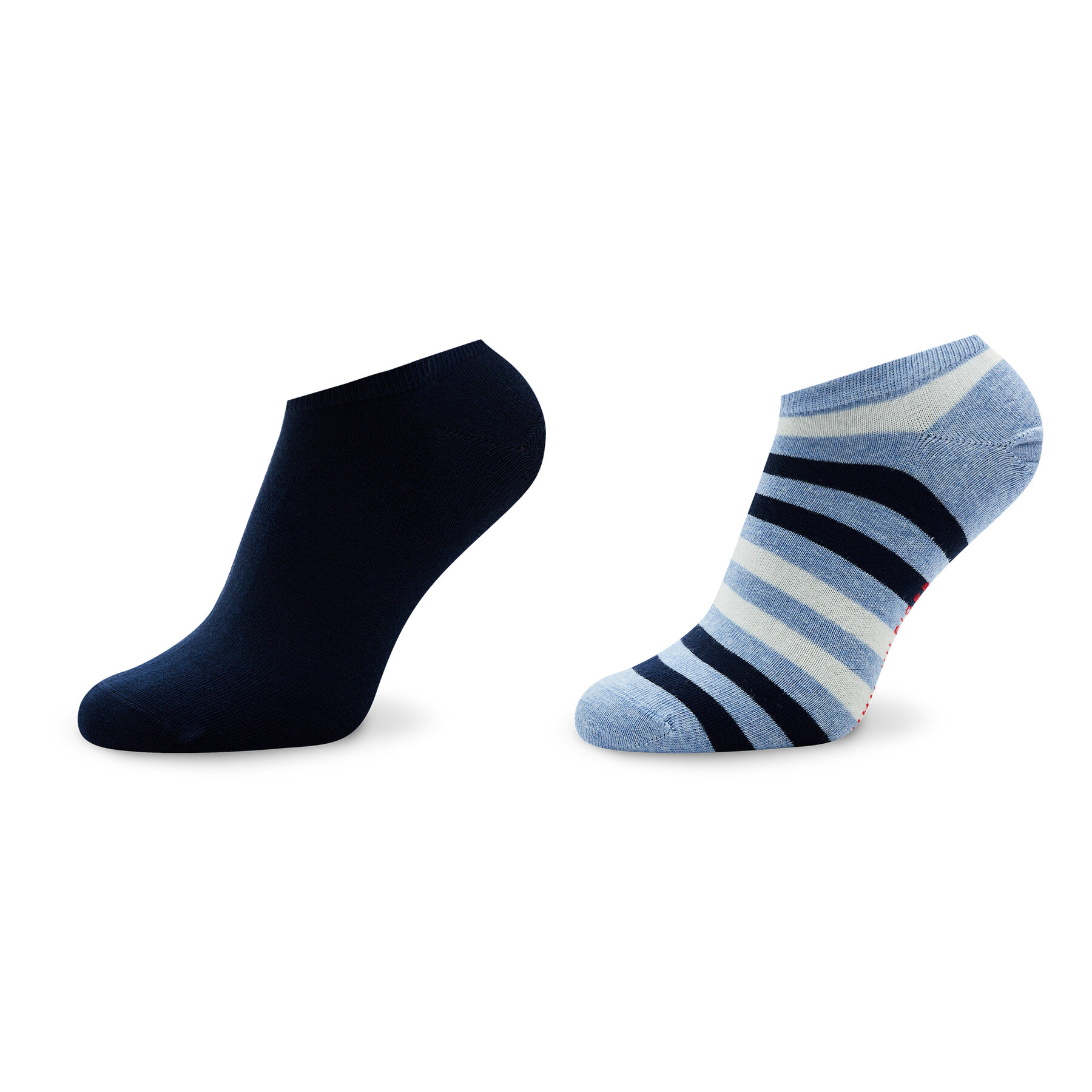 2er-Set niedrige Herrensocken Tommy Hilfiger 382000001 Blau von Tommy Hilfiger