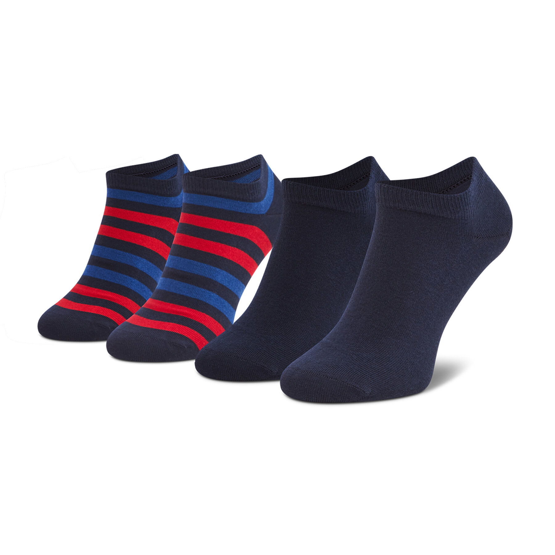 2er-Set niedrige Herrensocken Tommy Hilfiger 382000001 Dunkelblau von Tommy Hilfiger