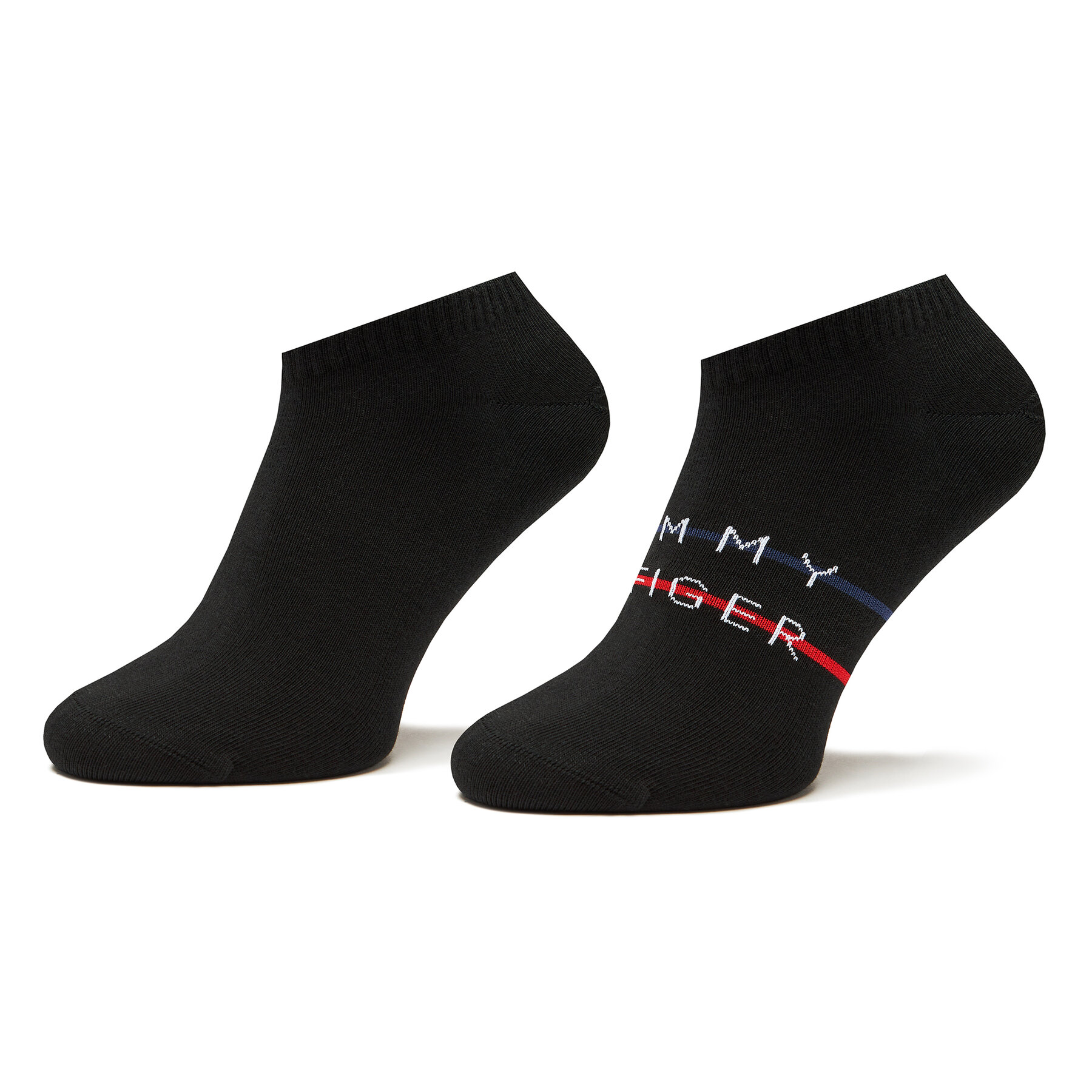 2er-Set niedrige Herrensocken Tommy Hilfiger 701222188 Schwarz von Tommy Hilfiger