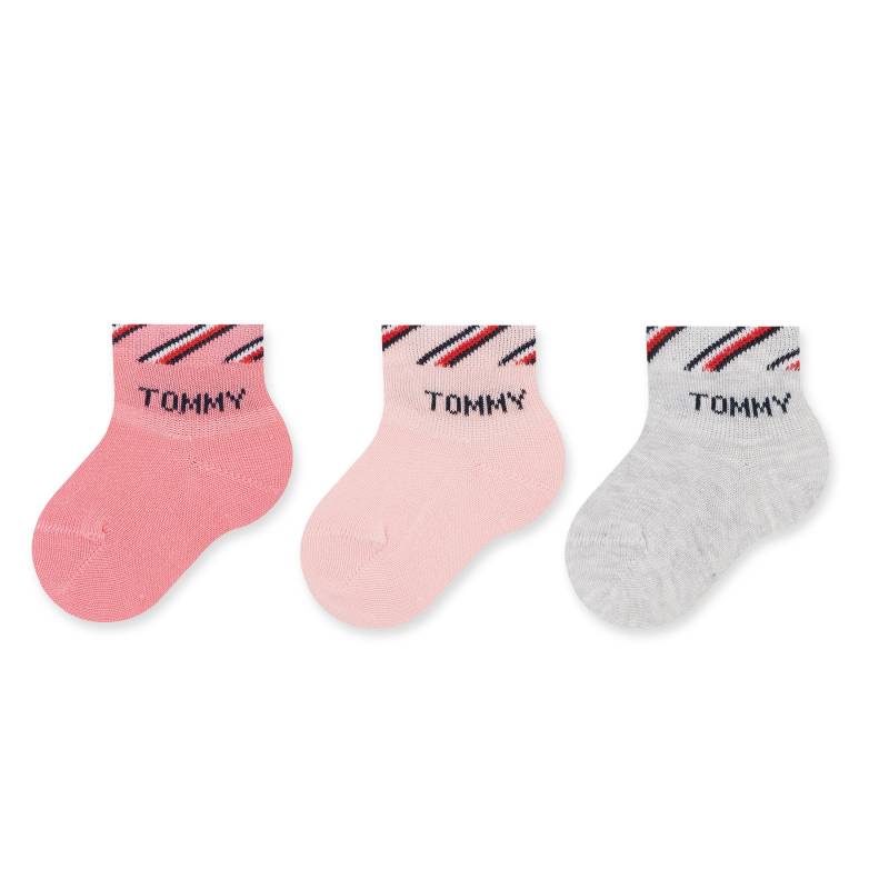 3er-Set hohe Kindersocken Tommy Hilfiger 701220277 Rosa von Tommy Hilfiger