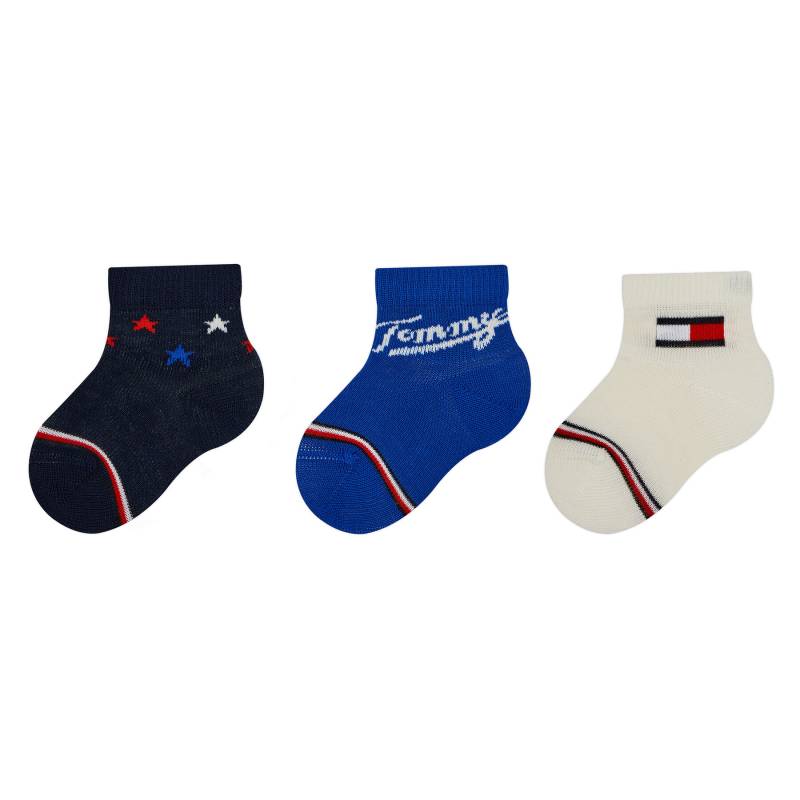 3er-Set hohe Kindersocken Tommy Hilfiger 701224997 Dunkelblau von Tommy Hilfiger