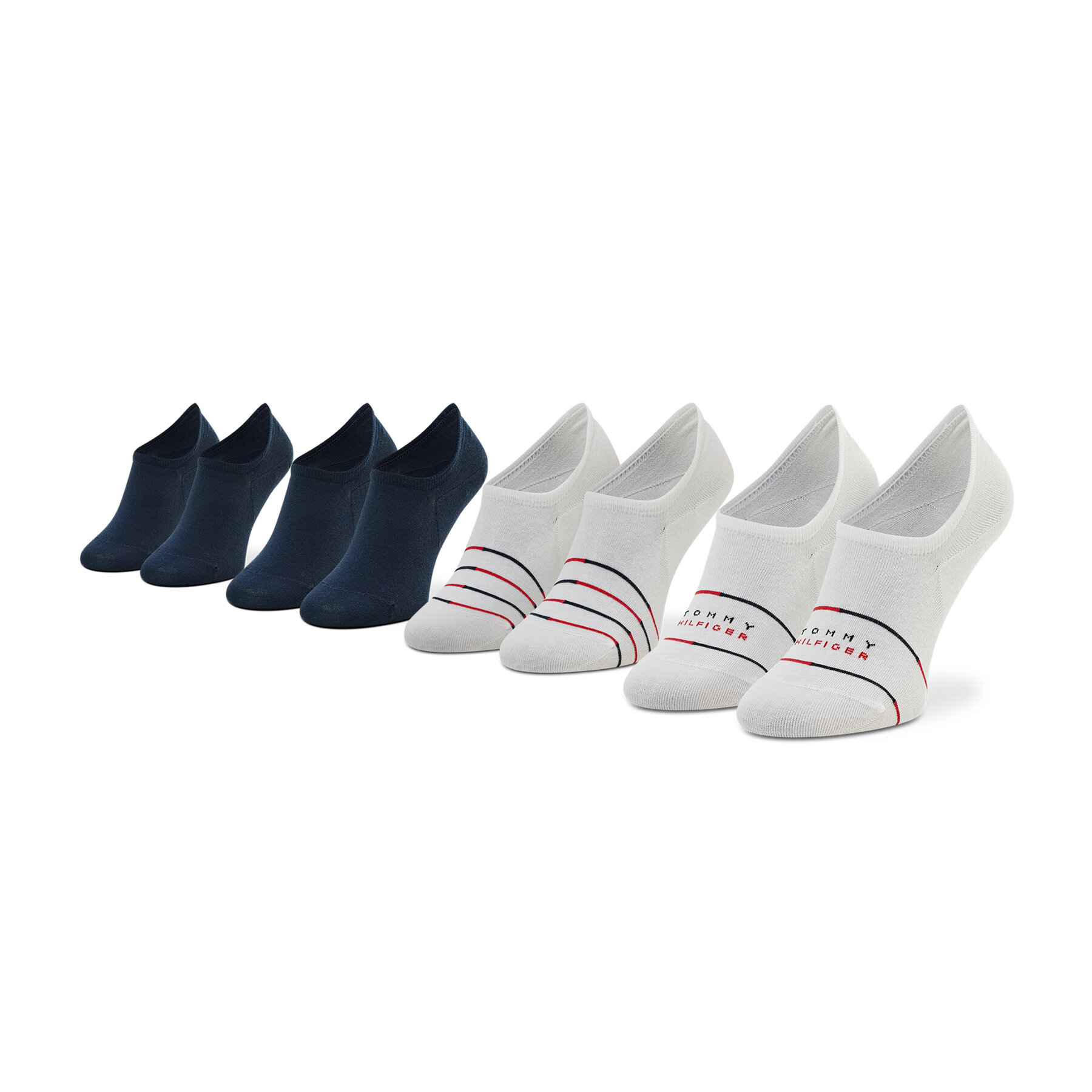 4er-Set niedrige Herrensocken Tommy Hilfiger 701218307 Bunt von Tommy Hilfiger