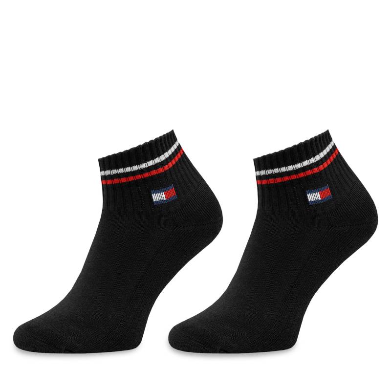 2er-Set niedrige Unisex-Socken Tommy Hilfiger 701228177 Schwarz von Tommy Hilfiger