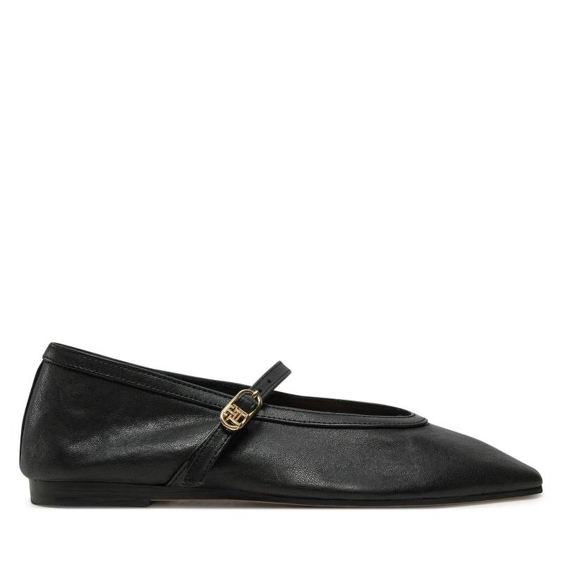 Ballerinas Tommy Hilfiger Ballerina Maryjane Soft Leather FW0FW08354 Schwarz von Tommy Hilfiger