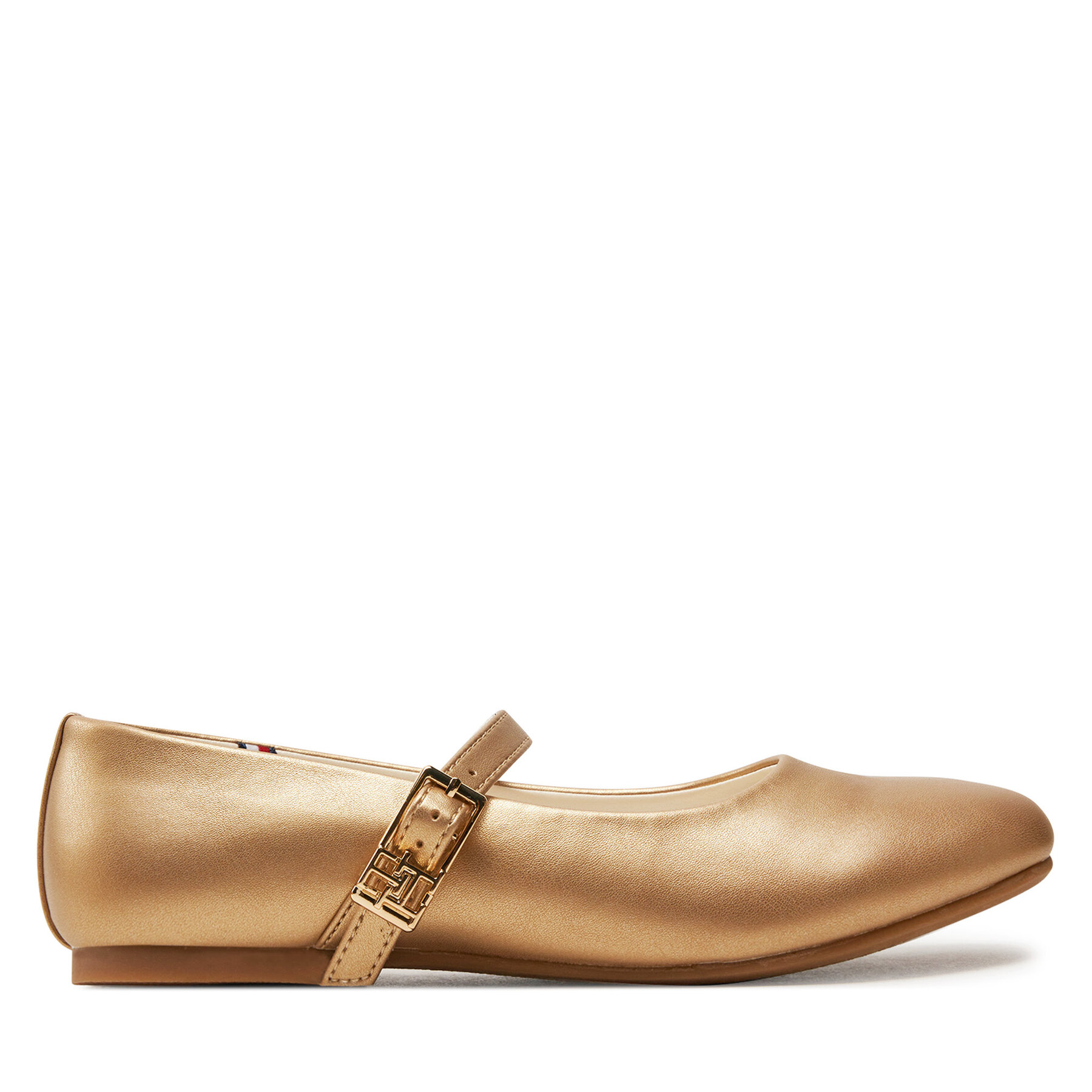 Ballerinas Tommy Hilfiger Ballerina T3A3-33555-1372 S Goldfarben Ballerinas Tommy Hilfiger Ballerina T3A3-33555-1372 S Goldfarben von Tommy Hilfiger