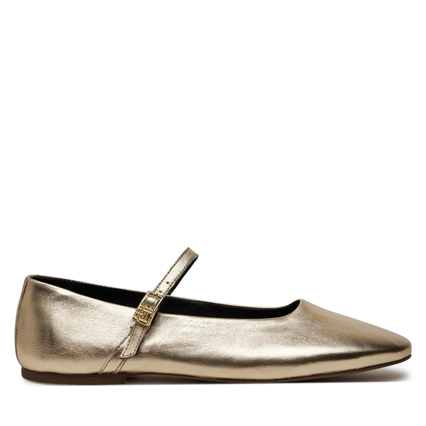 Ballerinas Tommy Hilfiger Party Maryjane Ballerina Metal FW0FW08315 Goldfarben von Tommy Hilfiger