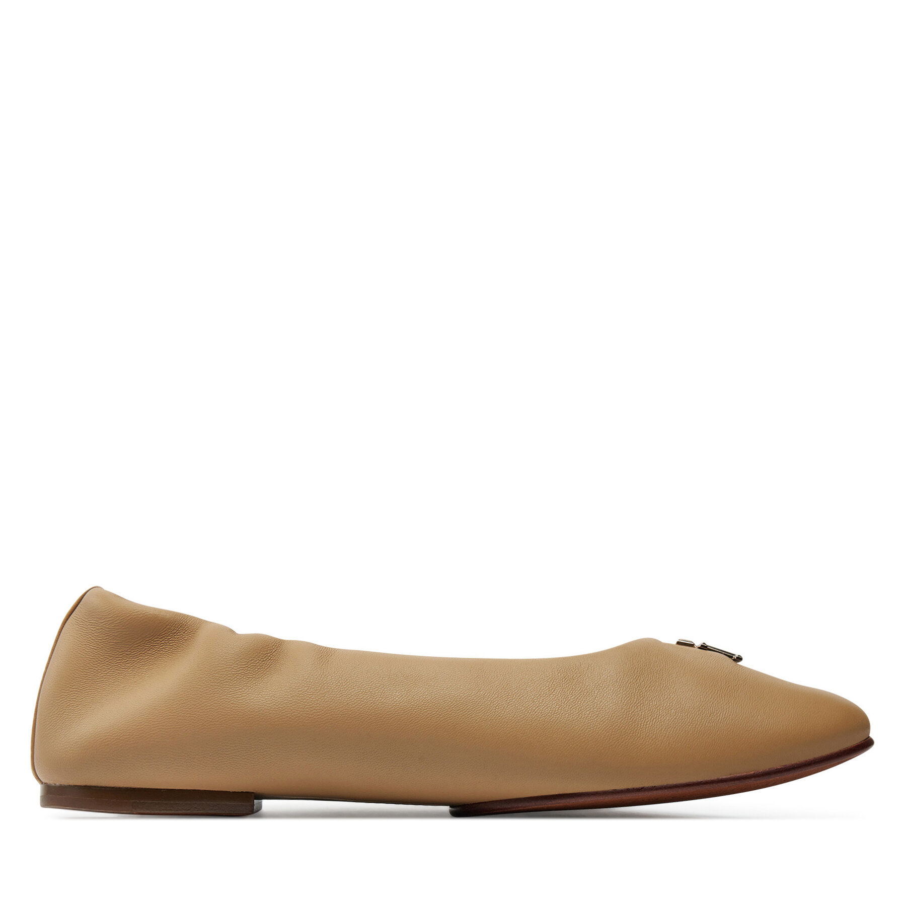 Ballerinas Tommy Hilfiger Th Elevated Elastic Ballerina FW0FW07882 Khakifarben von Tommy Hilfiger