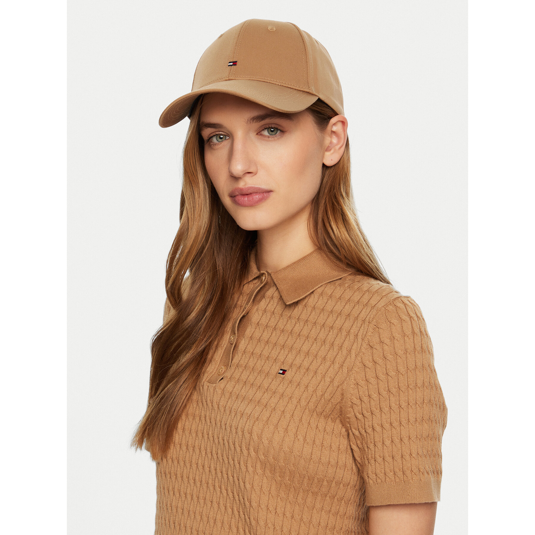 Cap Tommy Hilfiger AW0AW16844 Beige Cap Tommy Hilfiger AW0AW16844 Beige von Tommy Hilfiger