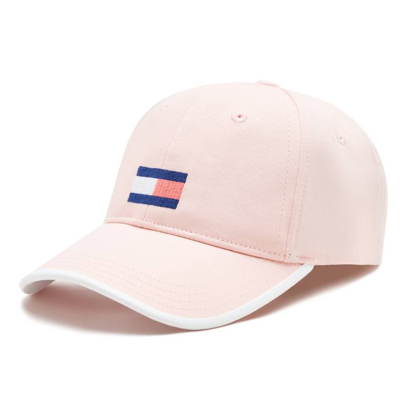 Cap Tommy Hilfiger Big Flag AU0AU01732 Rosa von Tommy Hilfiger