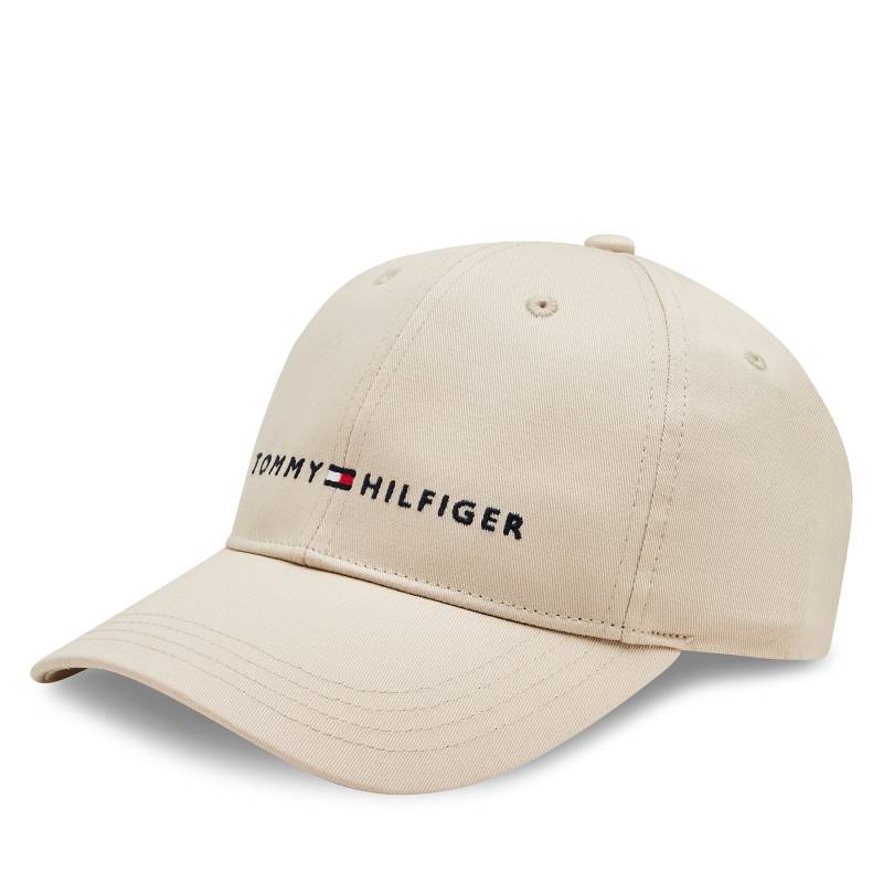 Cap Tommy Hilfiger Essential Cap AU0AU01667 Beige von Tommy Hilfiger