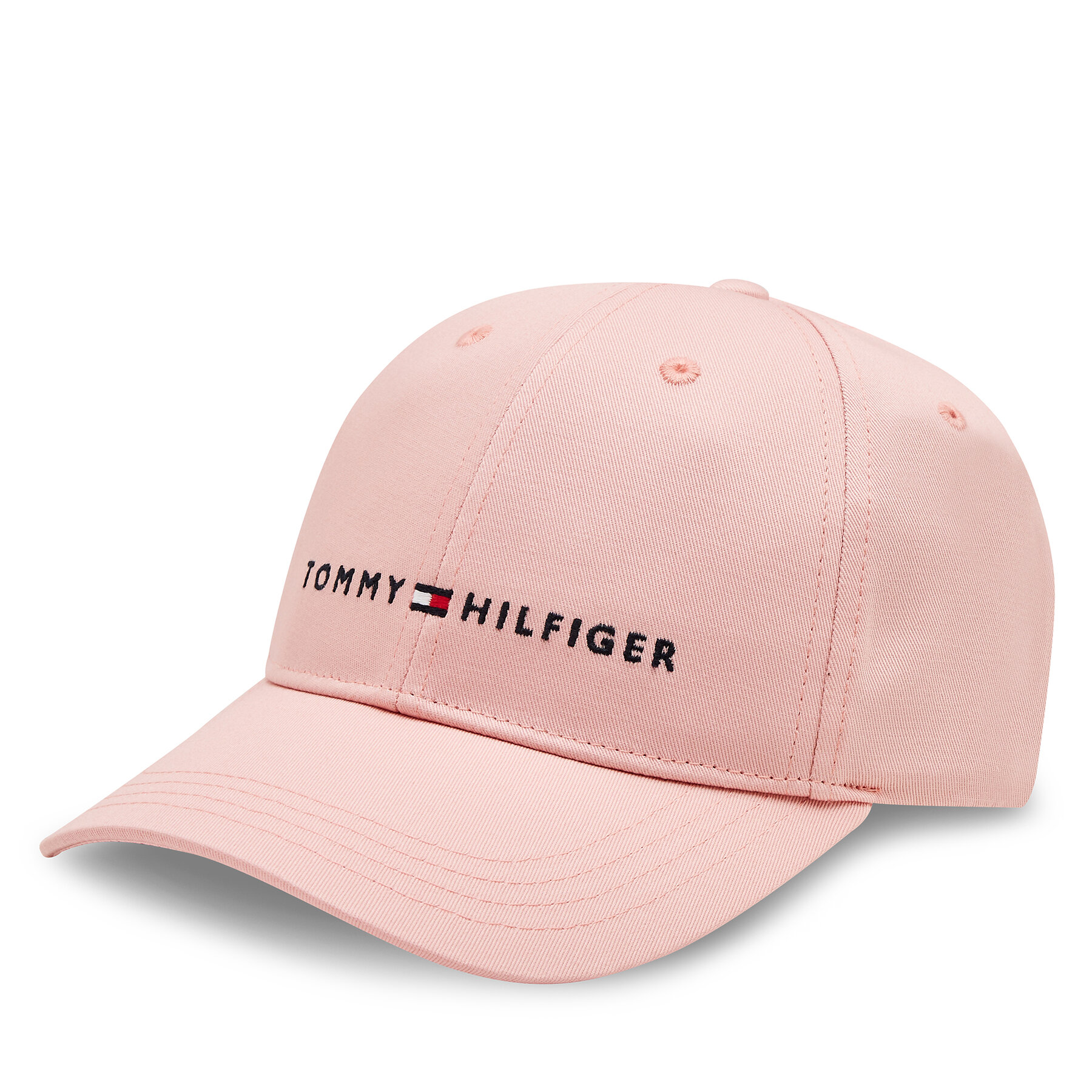 Cap Tommy Hilfiger Essential Cap AU0AU01667 Rosa von Tommy Hilfiger