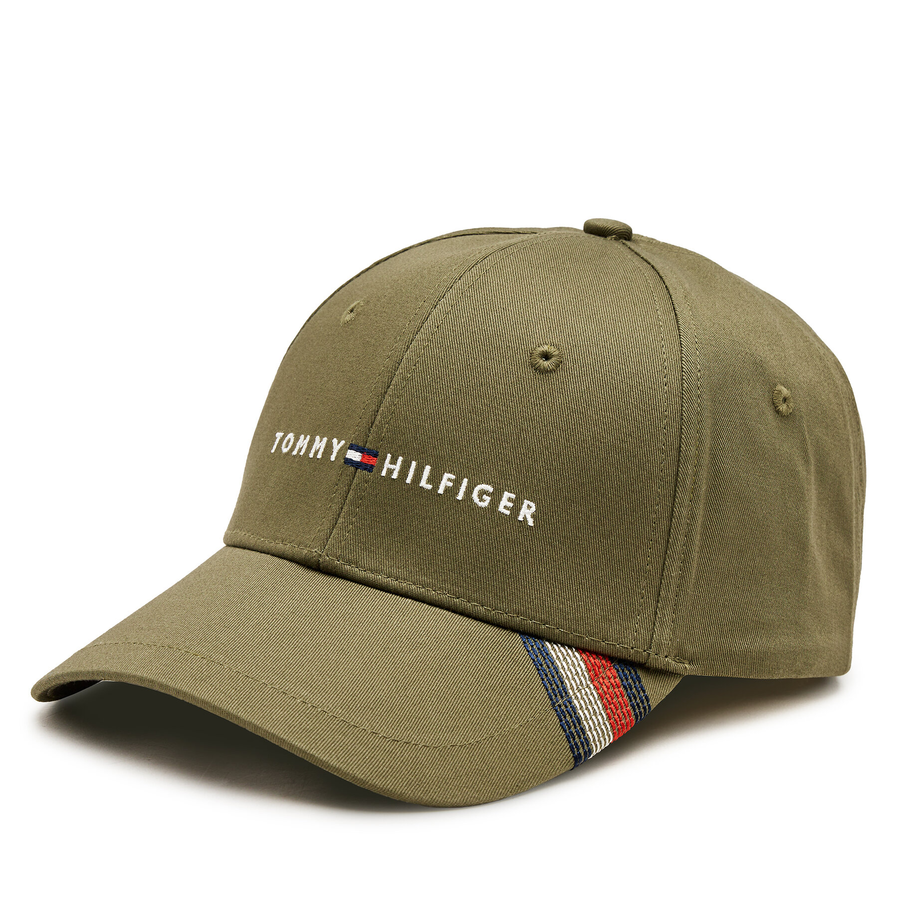 Cap Tommy Hilfiger Foundation Cotton 6 Panel Cap AM0AM12532 Khakifarben von Tommy Hilfiger