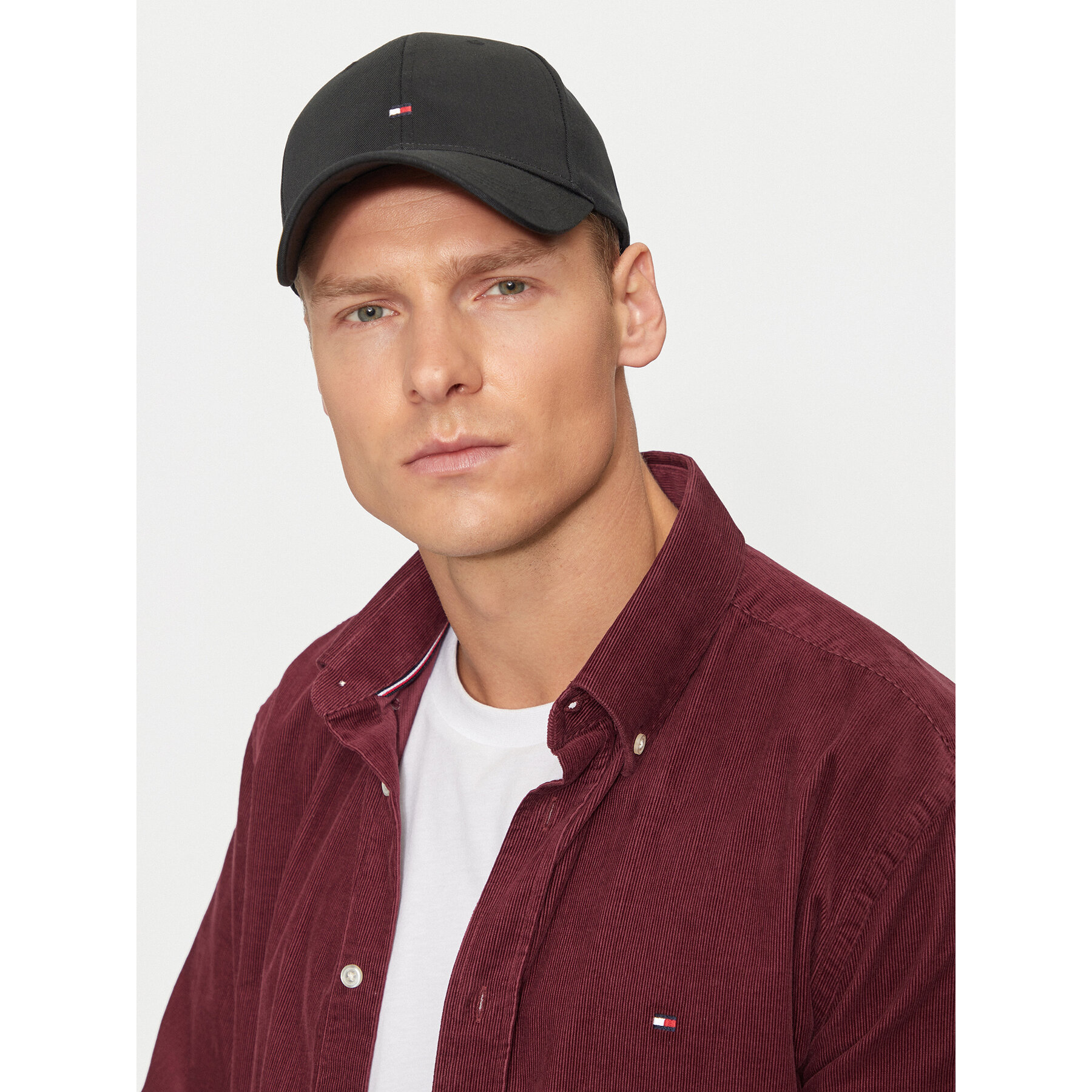 Cap Tommy Hilfiger Small Flag AU0AU01528 Schwarz von Tommy Hilfiger