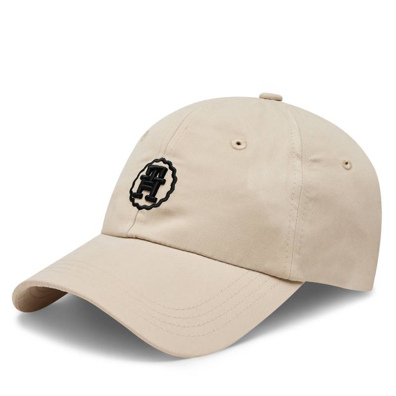 Cap Tommy Hilfiger Spring Chic Cap AW0AW15775 Beige von Tommy Hilfiger