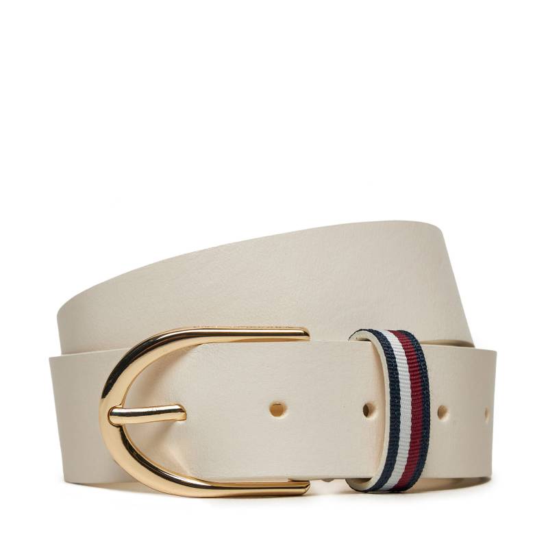 Damengürtel Tommy Hilfiger AW0AW16596 Écru von Tommy Hilfiger