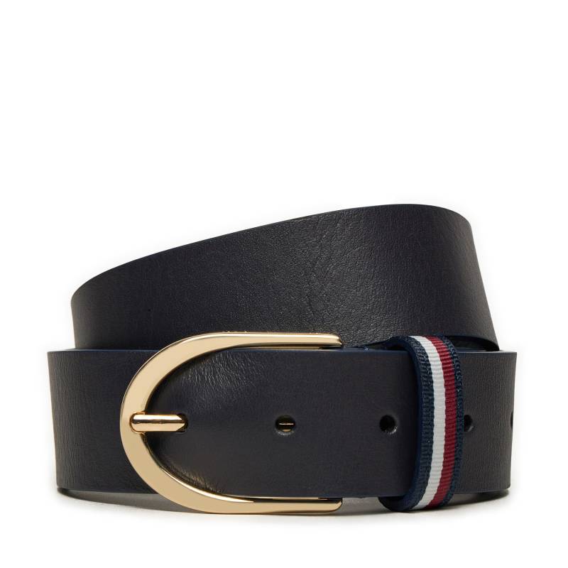 Damengürtel Tommy Hilfiger Corp AW0AW16596 Dunkelblau von Tommy Hilfiger