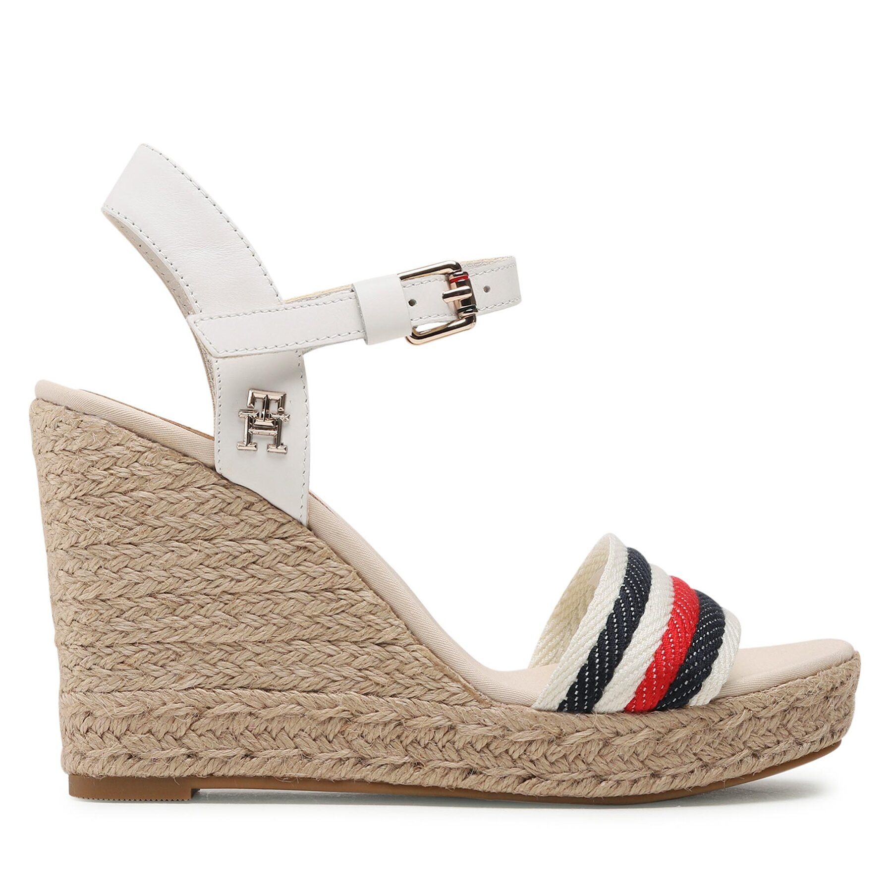 Espadrilles Tommy Hilfiger Corporate Wedge FW0FW07086 Weiß von Tommy Hilfiger