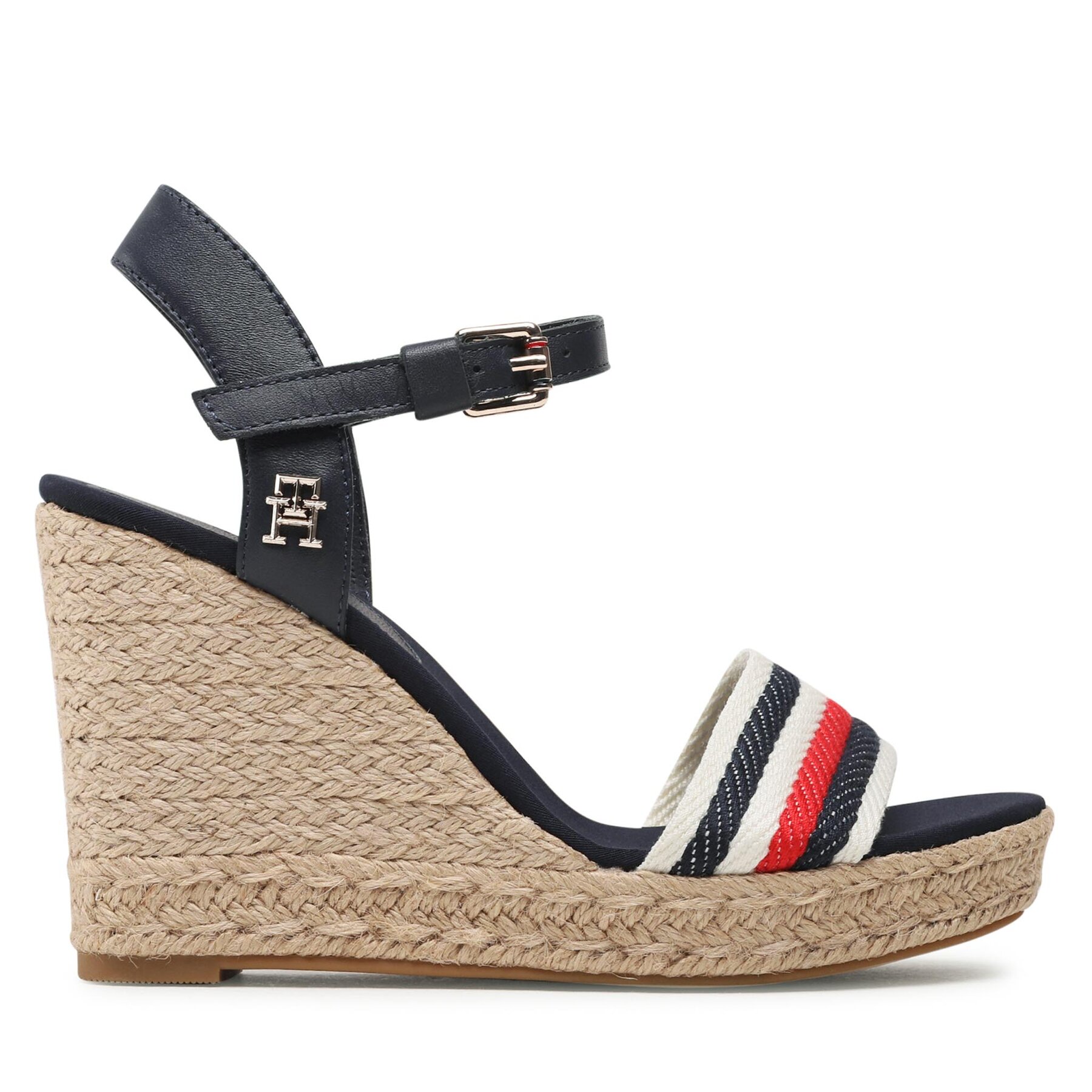 Espadrilles Tommy Hilfiger Corporate Wedge FW0FW07086 Bunt von Tommy Hilfiger