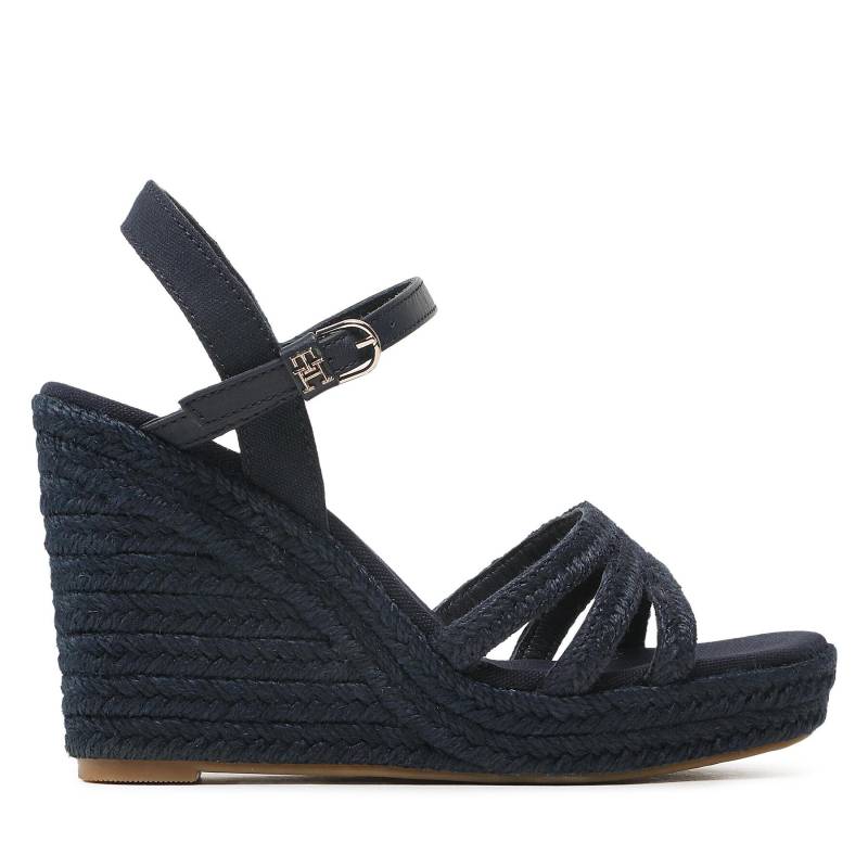 Espadrilles Tommy Hilfiger Essential Basic Wedge Sandal FW0FW07220 Dunkelblau von Tommy Hilfiger