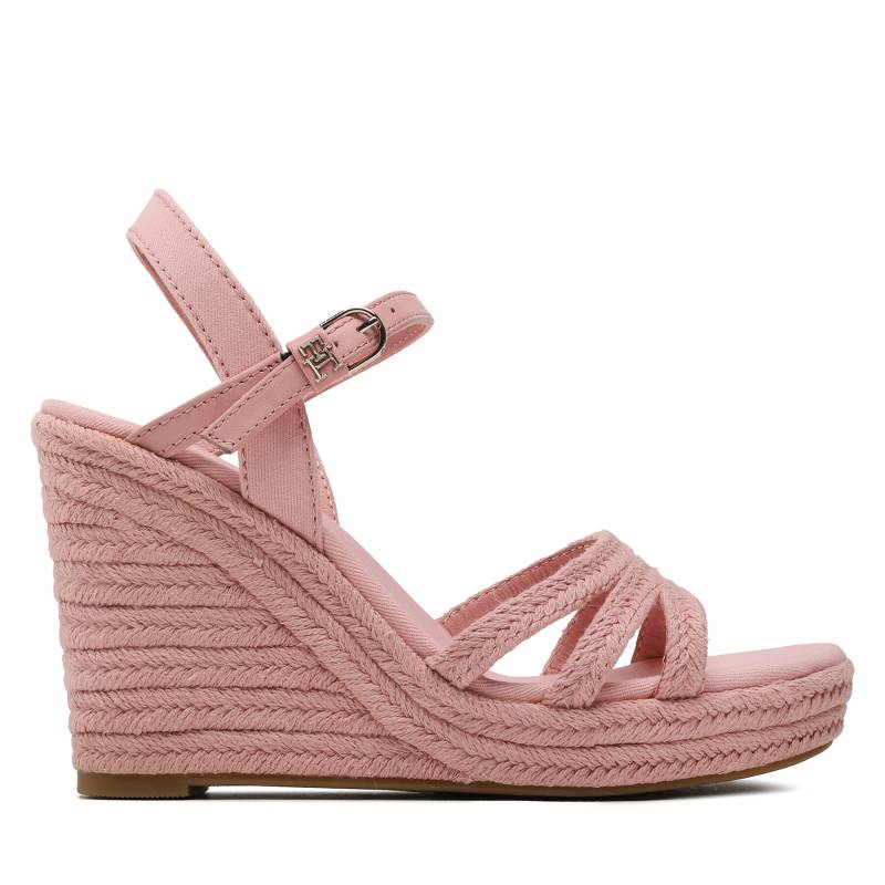 Espadrilles Tommy Hilfiger Essential Wedge Sandal FW0FW07159 Rosa von Tommy Hilfiger