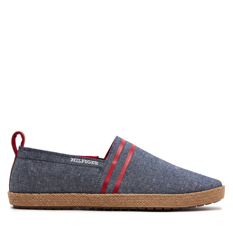 Espadrilles Tommy Hilfiger Hilfiger Espadrille C Chambray FM0FM04982 Dunkelblau von Tommy Hilfiger