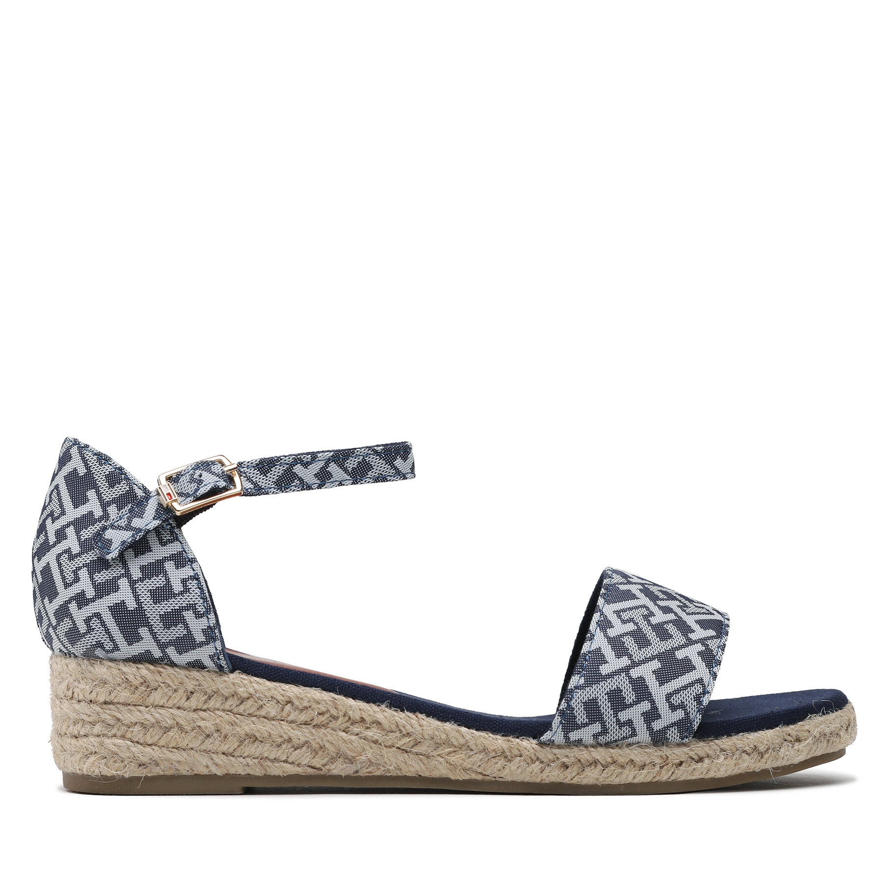 Espadrilles Tommy Hilfiger Rope Wedge Sandal Denim T3A7-32776-0048 S Himmelblau von Tommy Hilfiger