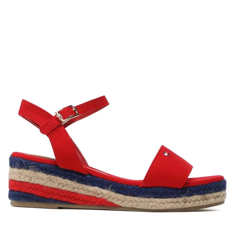 Espadrilles Tommy Hilfiger Rope Wedge T3A7-32778-0048 M Rot von Tommy Hilfiger