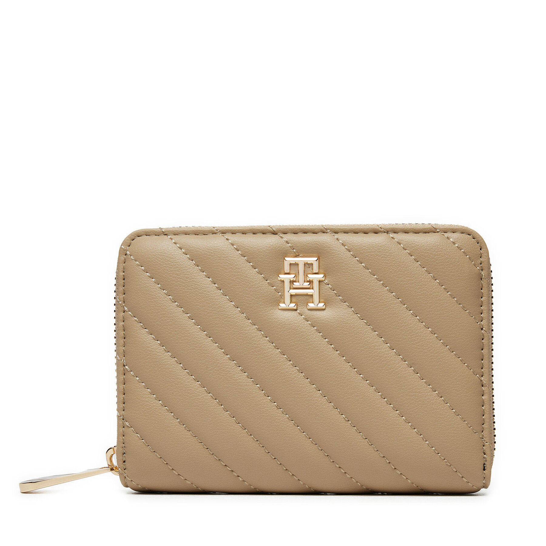 Große Damen Geldbörse Tommy Hilfiger AW0AW17017 Beige von Tommy Hilfiger