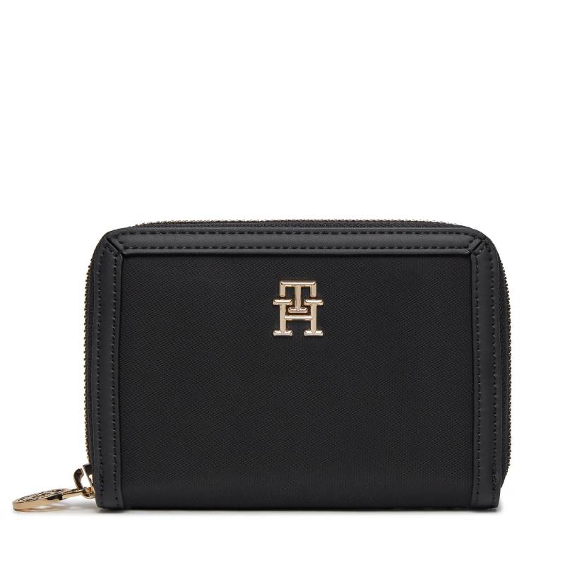 Große Damen Geldbörse Tommy Hilfiger Th Essential S Med Za AW0AW15754 Schwarz von Tommy Hilfiger