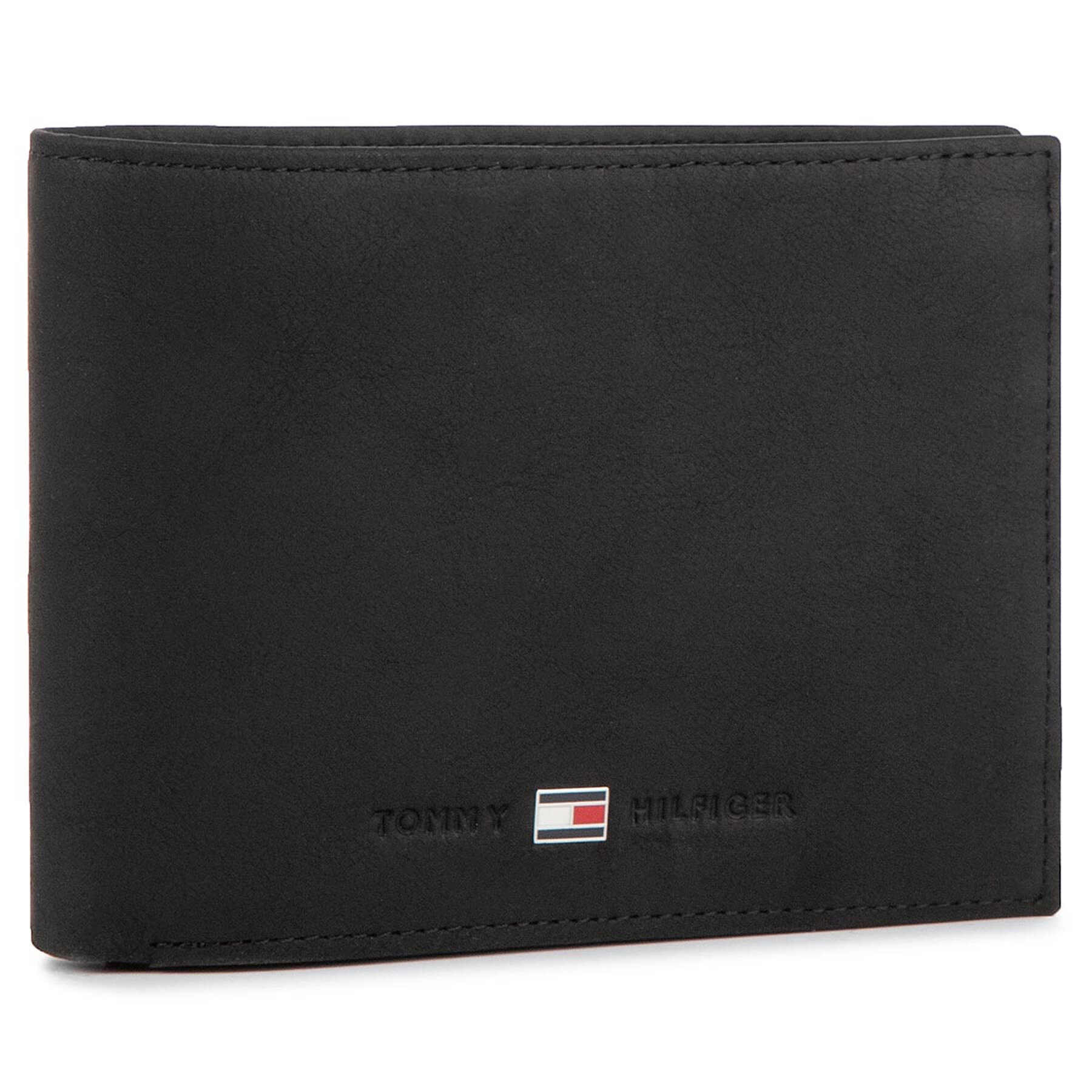 Große Herren Geldbörse Tommy Hilfiger Johnson Cc Flap And Coin Pocket AM0AM00660/82566 Schwarz von Tommy Hilfiger