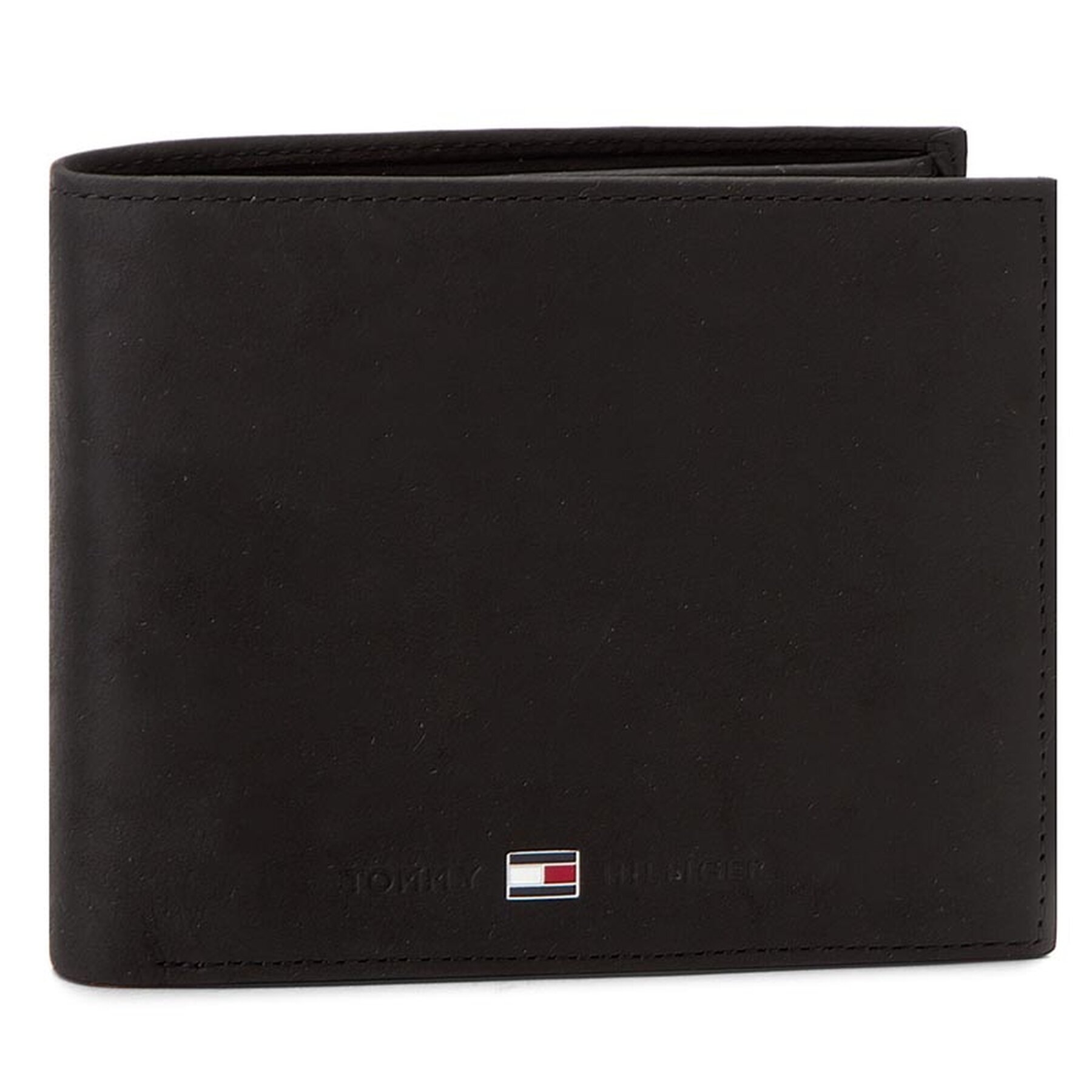 Große Herren Geldbörse Tommy Hilfiger Johnson Trifold AM0AM00665 Schwarz von Tommy Hilfiger