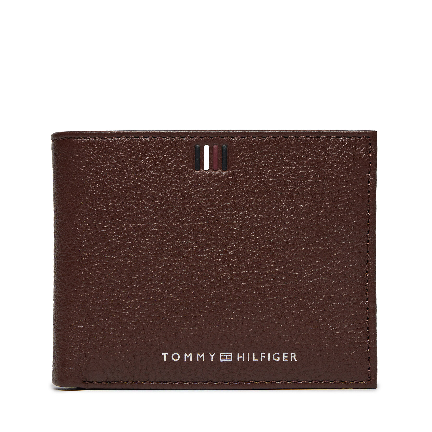 Große Herren Geldbörse Tommy Hilfiger Th Central Mini Cc Wallet AM0AM11854 Braun von Tommy Hilfiger