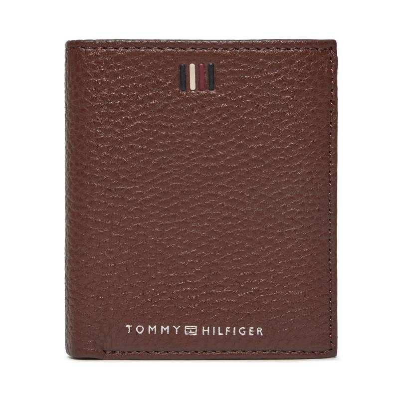 Große Herren Geldbörse Tommy Hilfiger Th Central Trifold AM0AM11851 Braun von Tommy Hilfiger