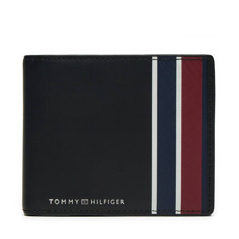 Große Herren Geldbörse Tommy Hilfiger Th Corp Cc Flap AM0AM12777 Schwarz von Tommy Hilfiger