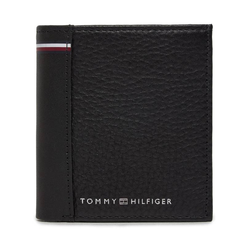 Große Herren Geldbörse Tommy Hilfiger Transit Trifold AM0AM12518 Schwarz von Tommy Hilfiger