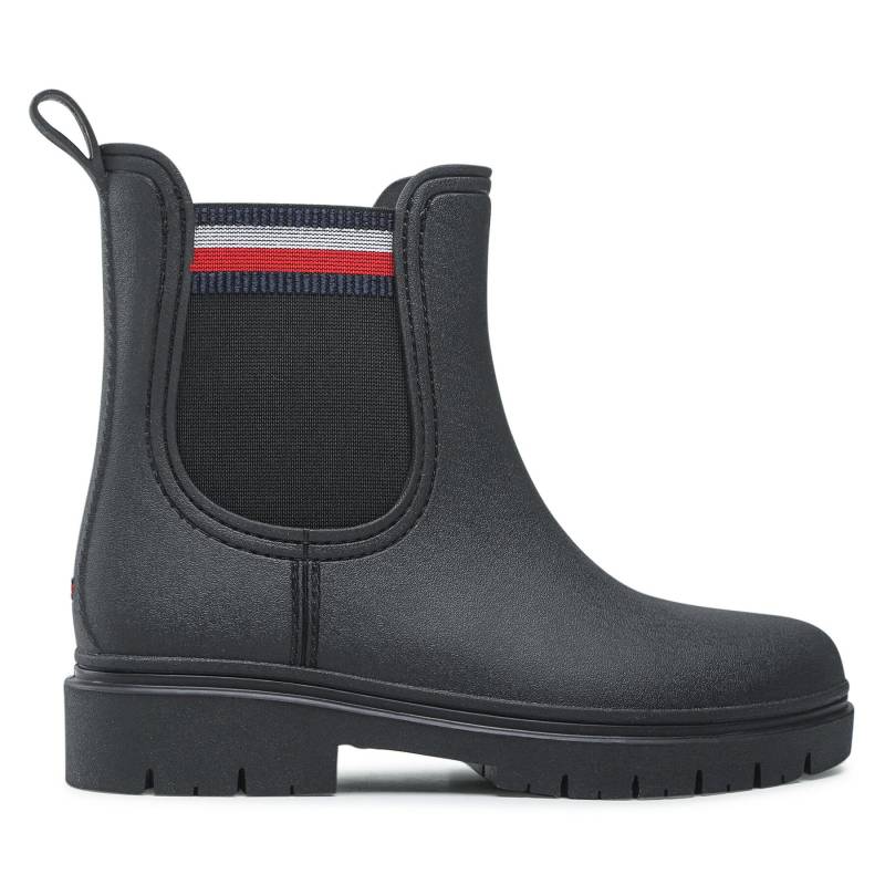 Gummistiefel Tommy Hilfiger Ankle Elastic FW0FW06774 Schwarz von Tommy Hilfiger