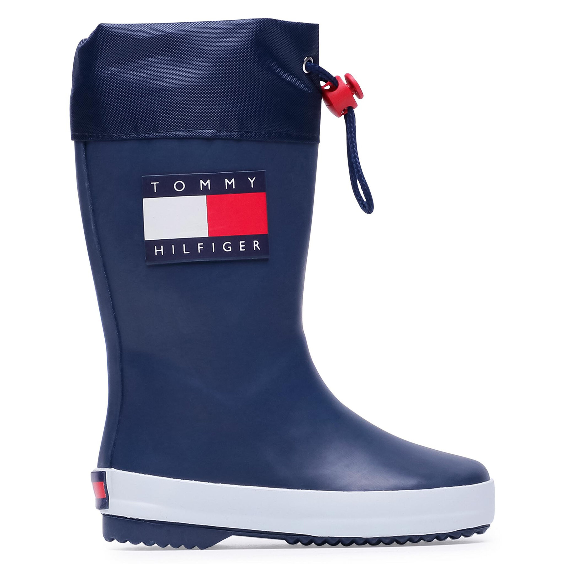 Gummistiefel Tommy Hilfiger Rain Boot T3X6-30766-0047 M Dunkelblau von Tommy Hilfiger