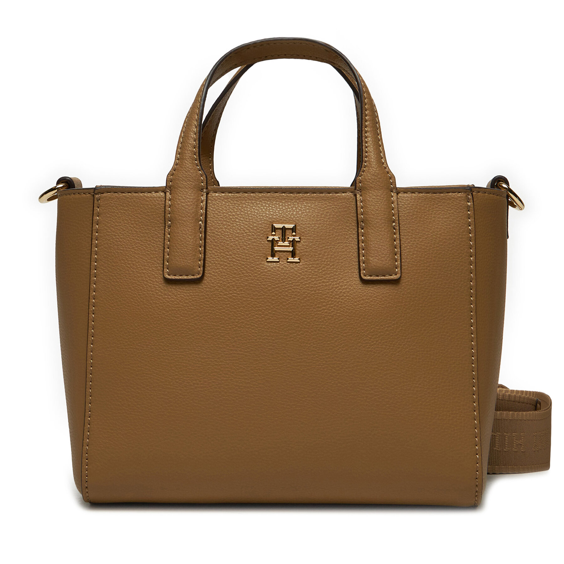 Handtasche Tommy Hilfiger AW0AW16907 Beige von Tommy Hilfiger