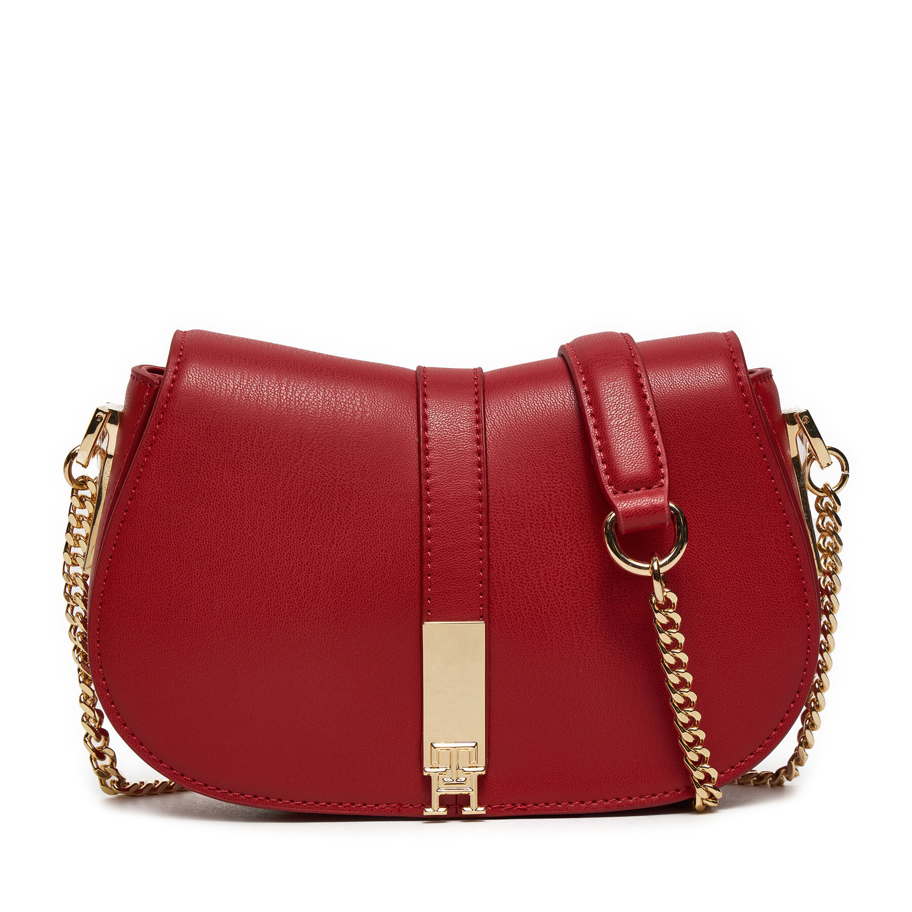 Handtasche Tommy Hilfiger Heritage Crossover Chain AW0AW16287 Rot von Tommy Hilfiger