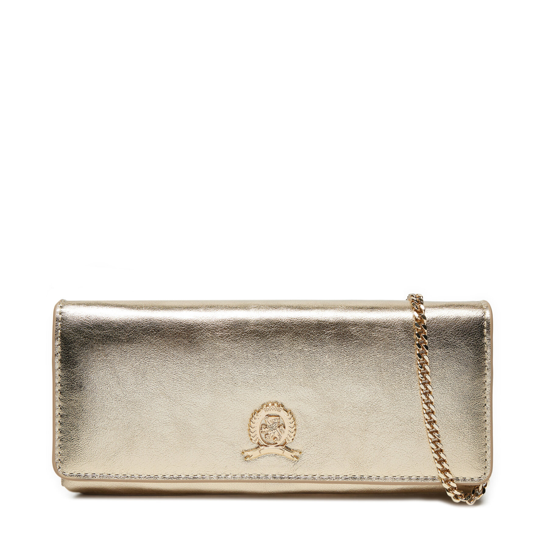 Handtasche Tommy Hilfiger Luxe Leather Lrg AW0AW17116 Goldfarben Handtasche Tommy Hilfiger Luxe Leather Lrg AW0AW17116 Goldfarben von Tommy Hilfiger