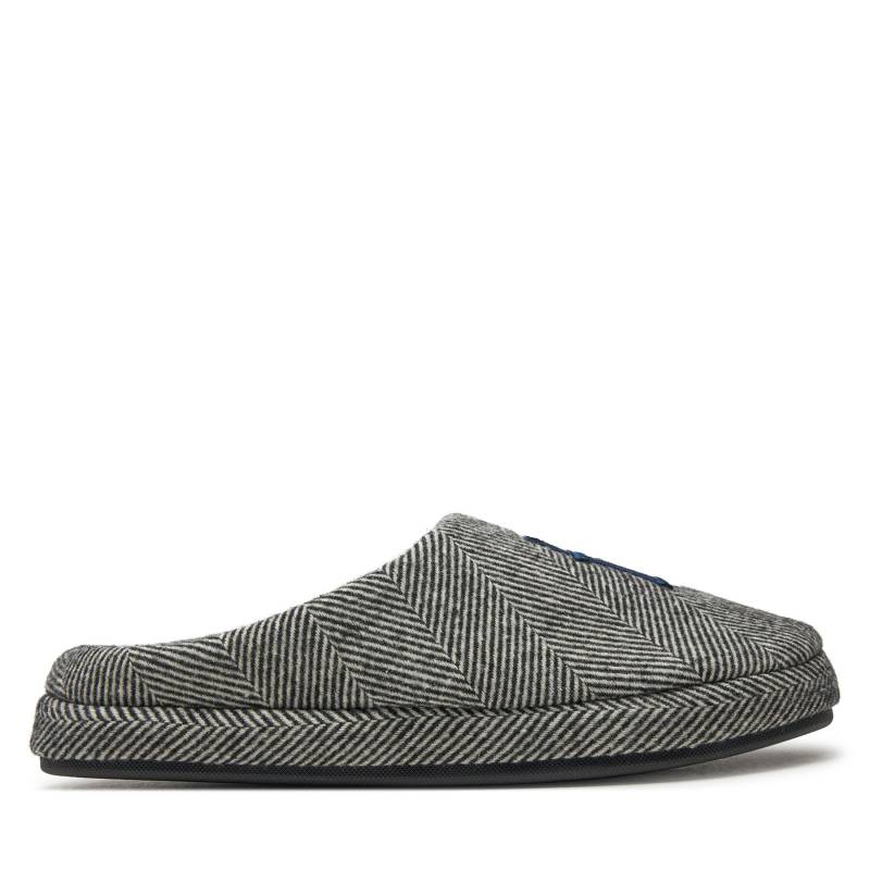 Hausschuhe Tommy Hilfiger Embroi Herringbone House Shoe FM0FM05539 Schwarz von Tommy Hilfiger