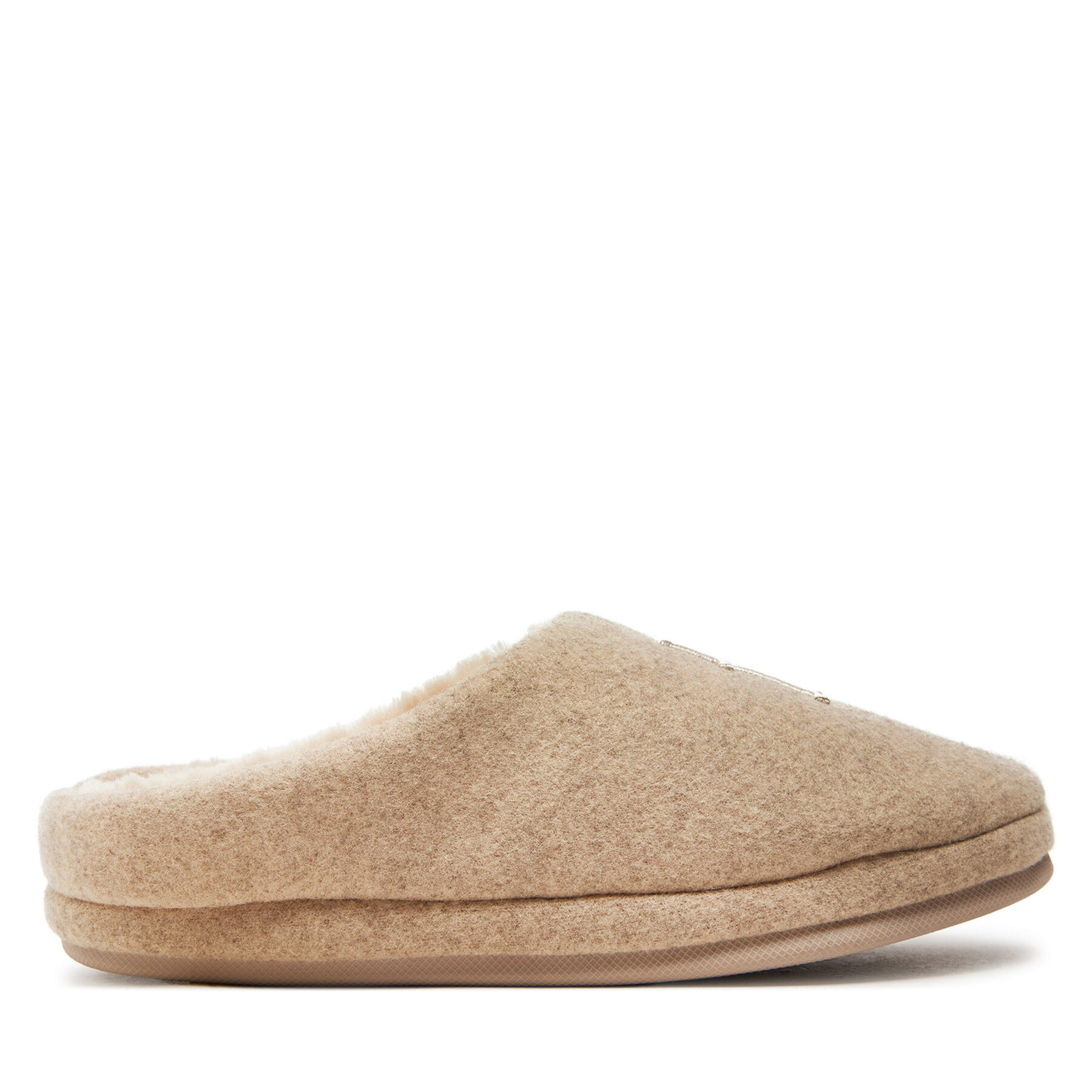 Hausschuhe Tommy Hilfiger Th Embroidered Basics Slipper FW0FW08135 Beige von Tommy Hilfiger