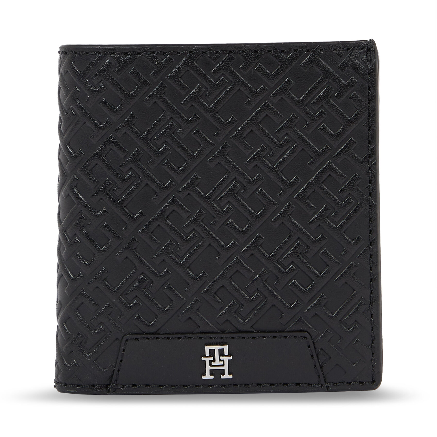 Herren Geldbörse Tommy Hilfiger Th Monogram Trifold AM0AM11934 Schwarz von Tommy Hilfiger