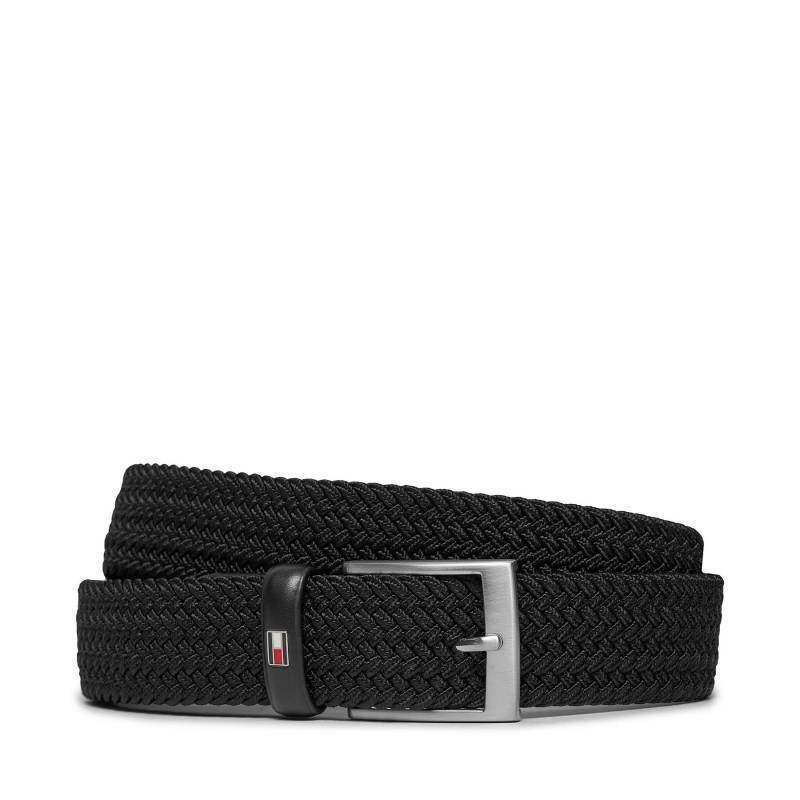 Herrengürtel Tommy Hilfiger New Adan Belt 3.5Cm AM0AM02801 Schwarz von Tommy Hilfiger