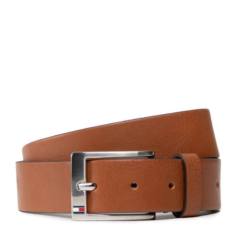 Herrengürtel Tommy Hilfiger New Aly Belt AM0AM08363 Braun von Tommy Hilfiger