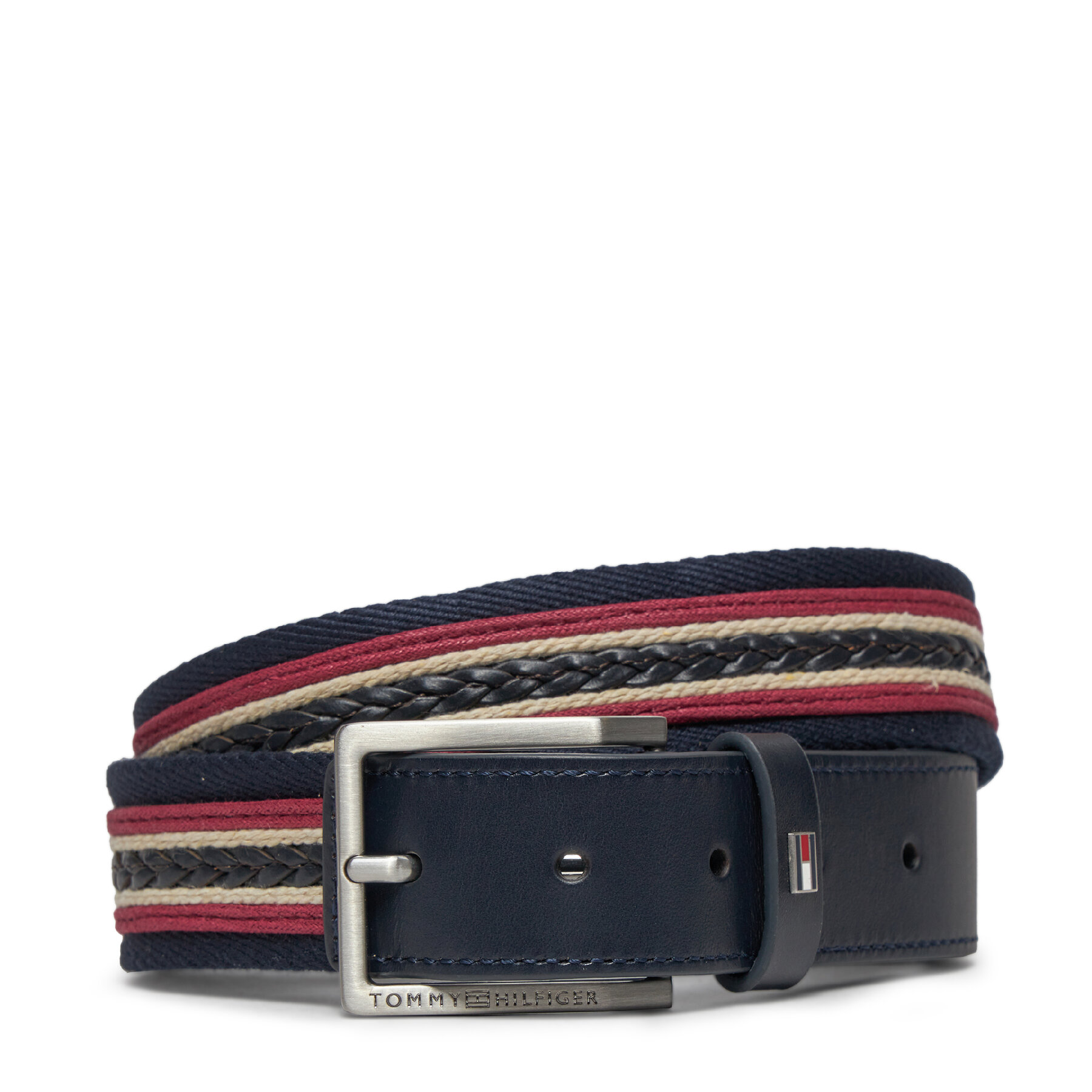 Herrengürtel Tommy Hilfiger Oliver Webbing 3.5 AM0AM12049 Dunkelblau von Tommy Hilfiger