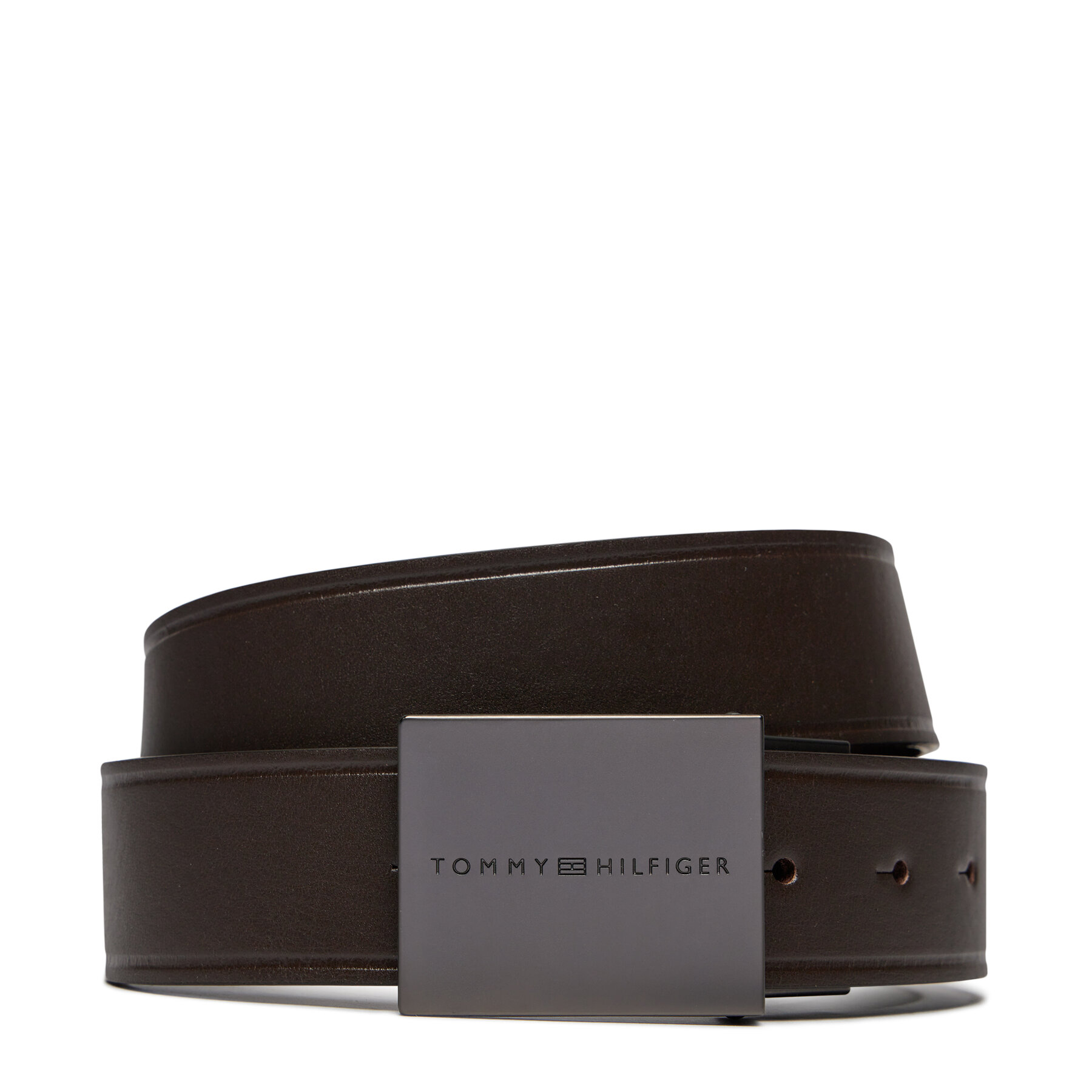 Herrengürtel Tommy Hilfiger Plaque Buckle 3.5 AM0AM12064 Braun von Tommy Hilfiger