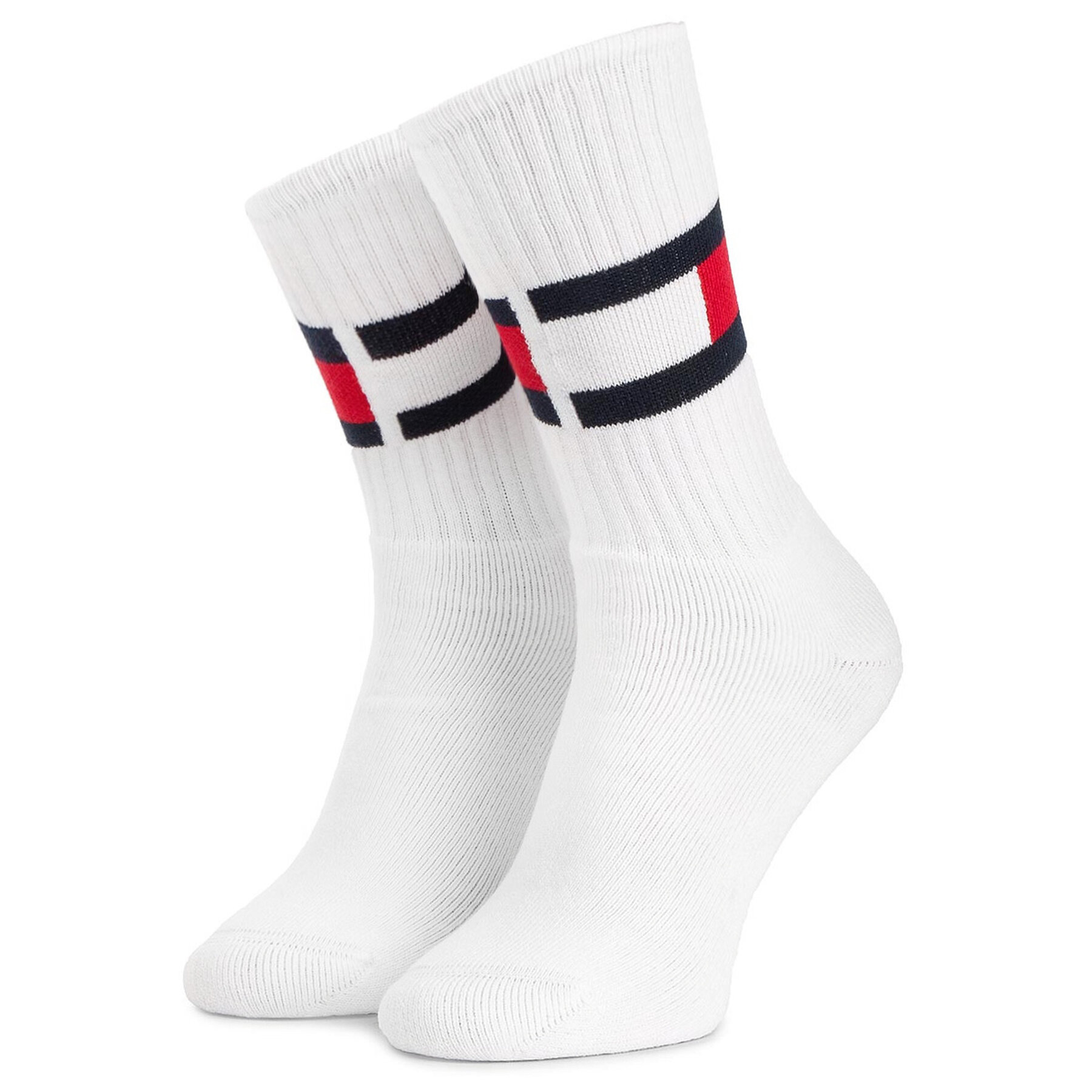 Hohe Unisex-Socken Tommy Hilfiger 481985001 Weiß von Tommy Hilfiger